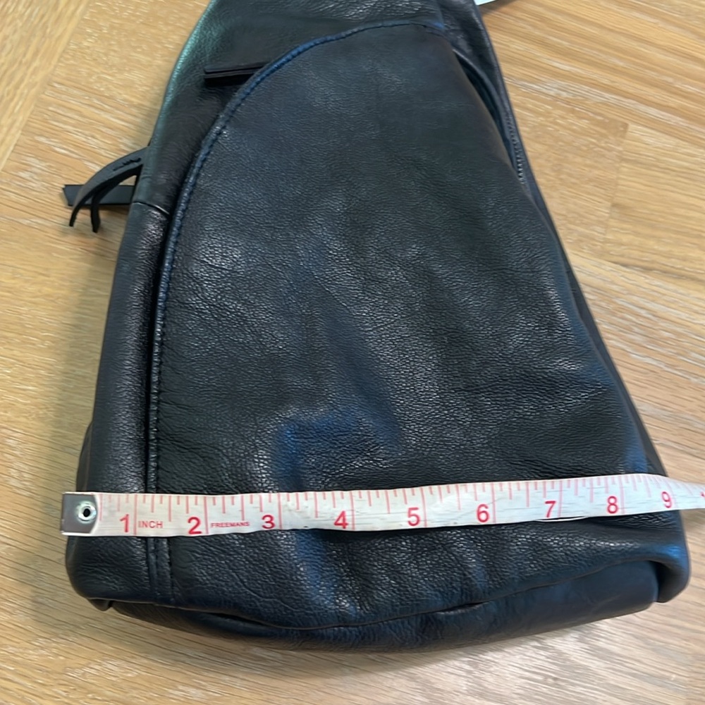 NEW Free people Black Leather Backpack - Picture 10 of 10